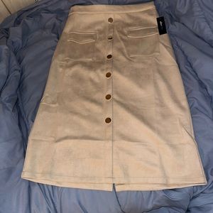 Beige Skirt